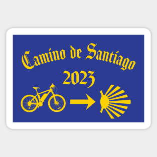 Camino de Santiago 2023 bicycle Sticker